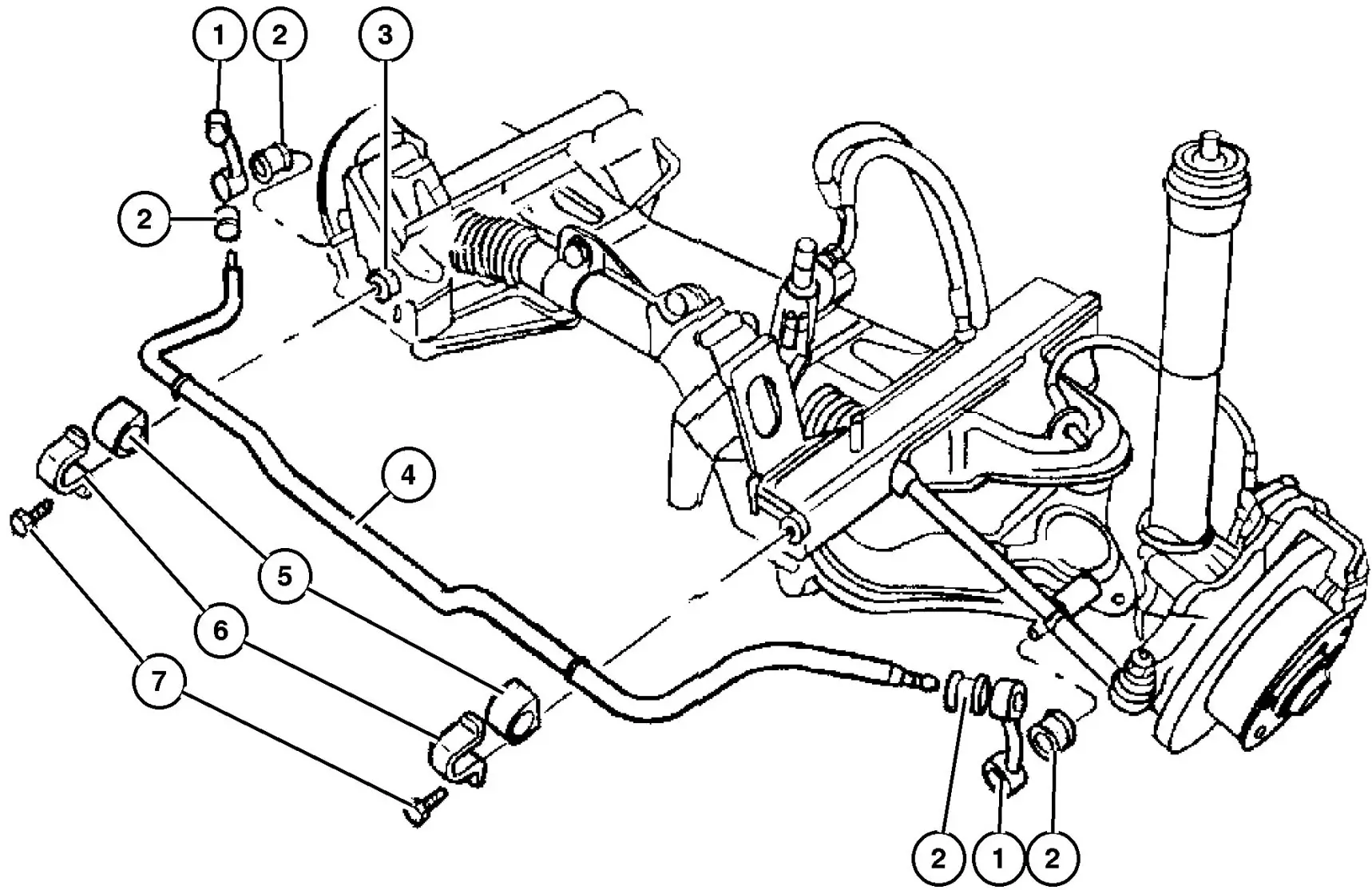 Figure 002-130 Front Stabilzer Bar