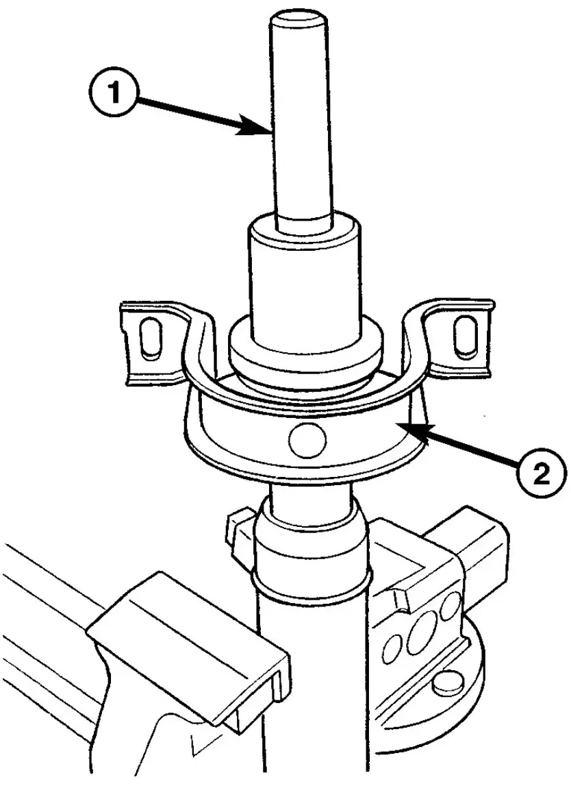 Fig. 14 CENTER BEARING INSTALLATION
