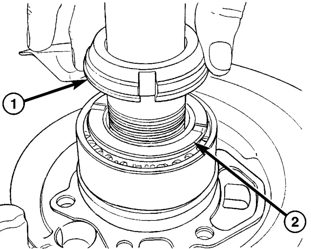 Fig. 11 BEARING NUT AND LOCKING RING